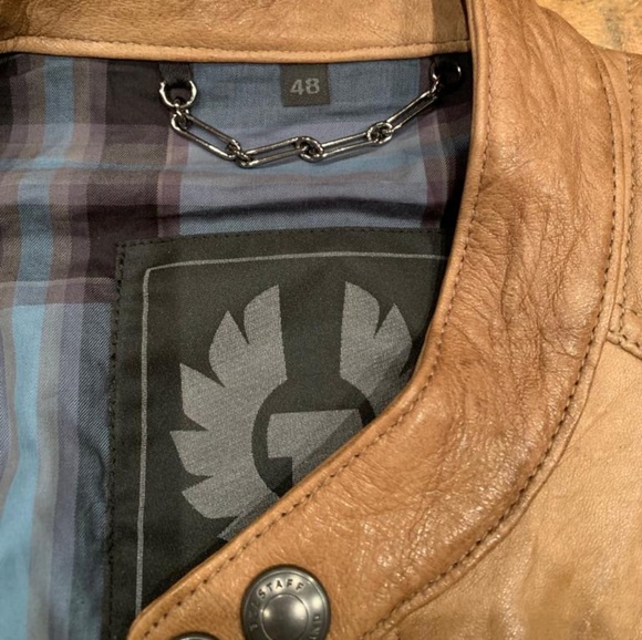 Mens Belstaff leather jacket - Picture 3 of 9